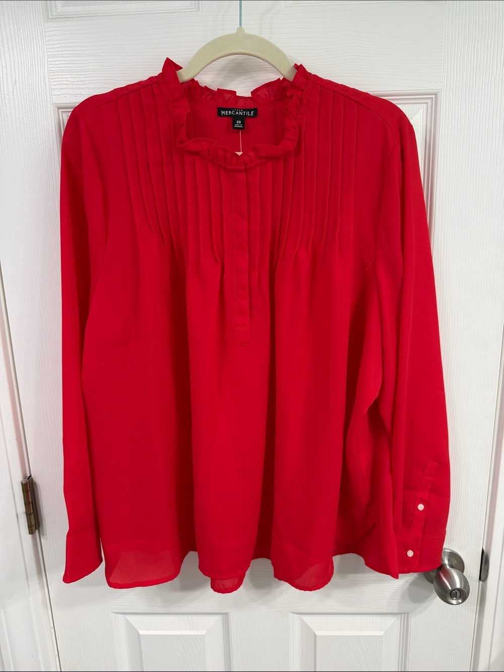 NWT J. Crew long sleeve top. Size 20.